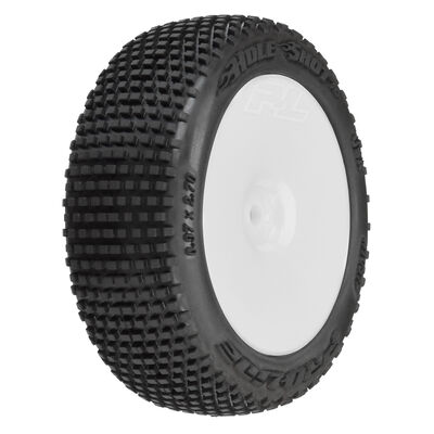 1/14 Hole Shot 3.0 F/R Tire MTD 12mm White Velocity (4): Typhon GROM 1/14 Hole Shot 3.0 F/R Tire MTD 12mm White Velocity (4): Typhon GROM