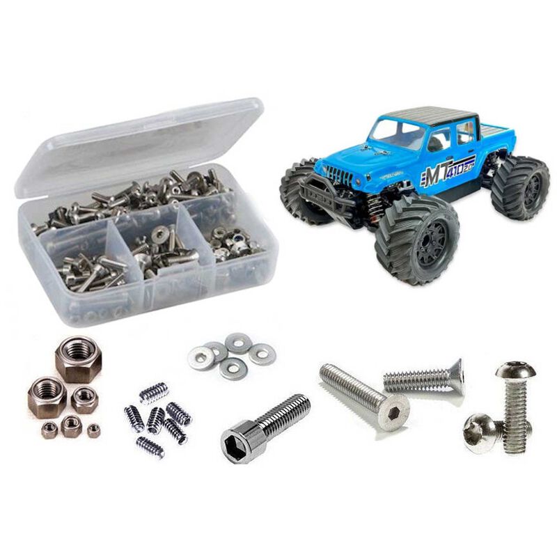 Stainless Steel Screw Kit: 1/10 Tekno RC MT410 2.0