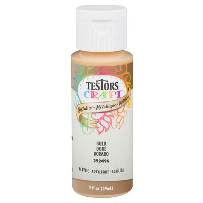 Testors 2oz Acrylic Craft Paint, Satin Metallic Testors 2oz Acrylic Craft Paint, Satin Metallic