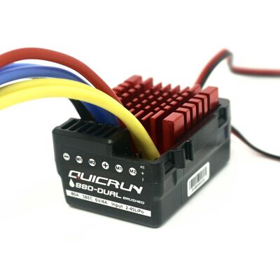 1/10 - 1/8 QuicRun 880 80 Amp Dual Brushed ESC, 2-4S 1/10 - 1/8 QuicRun 880 80 Amp Dual Brushed ESC, 2-4S
