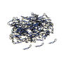 Bent-Up Body Clip (100), Blue: 1/10