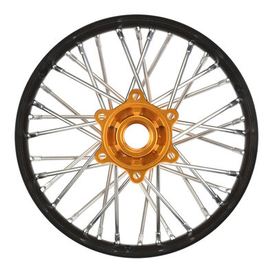 1/4 Pro-Spec Aluminum V2 Bead Rear Wheel Black/Gold (1): Promoto-MX 1/4 Pro-Spec Aluminum V2 Bead Rear Wheel Black/Gold (1): Promoto-MX