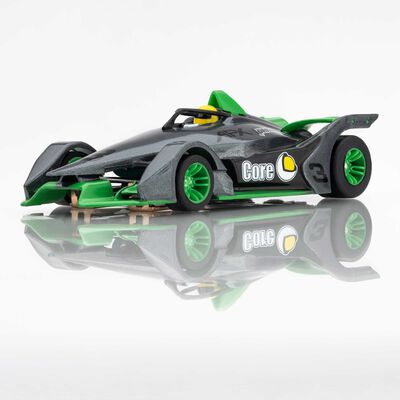 HO Formula N #3 Mega G+ Slot Car, Silver & Green HO Formula N #3 Mega G+ Slot Car, Silver & Green