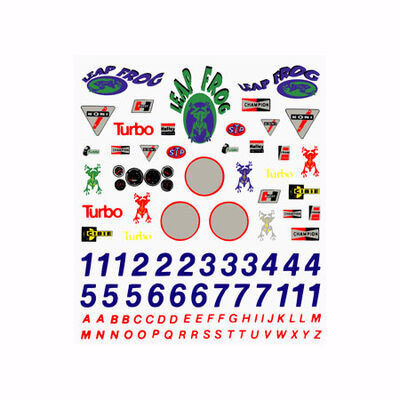 Dry Transfer Decals, Sponsors & Numbers Dry Transfer Decals, Sponsors & Numbers