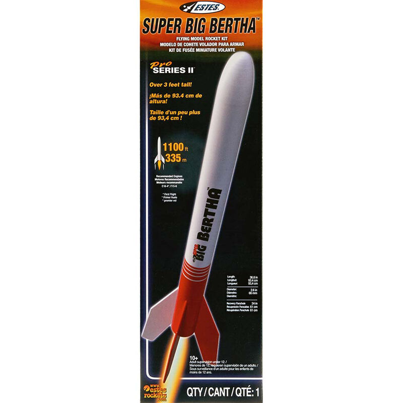 Super Big Bertha Model Rocket Kit