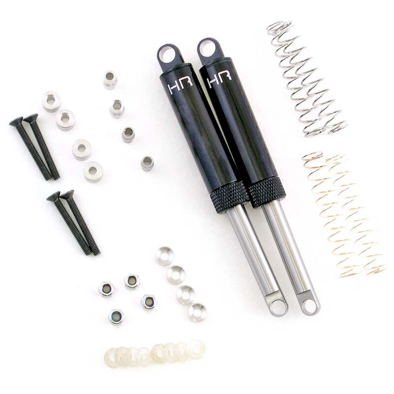 Black Internal Spring Air Shocks 100mm