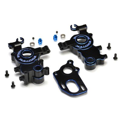 B6 Alloy Drag Gear Box Set Mtr Plate&Sway Bar Mnts B6 Alloy Drag Gear Box Set Mtr Plate&Sway Bar Mnts