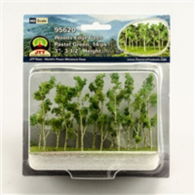 Woods Edge Trees Pastel Green 3-3.5" (14) Woods Edge Trees Pastel Green 3-3.5" (14)