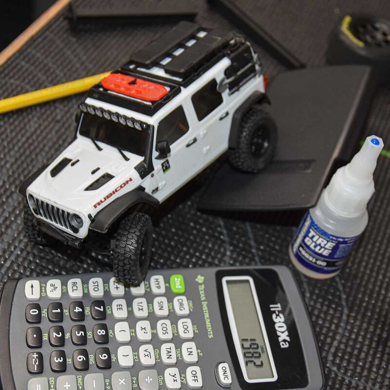 1/30 BFG Krawler T/A KX Front/Rear Mounted Black Icon Nuevo (4) for Axial SCX30