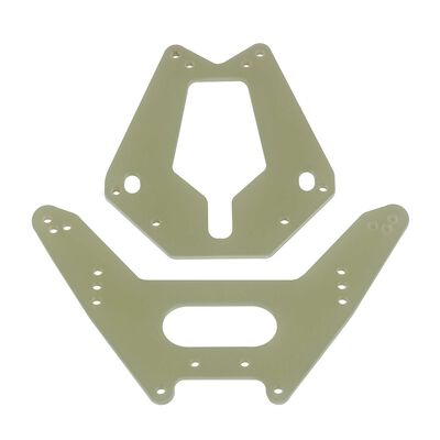 Front & Rear Shock Towers, 1/10 Team Associated RC10T Front & Rear Shock Towers, 1/10 Team Associated RC10T