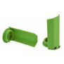 Shock Shaft Guards, Green: Traxxas X-Maxx