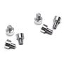 X-Factor  Aluminum Screw Kit Silver 5mm (3), 6mm (3)