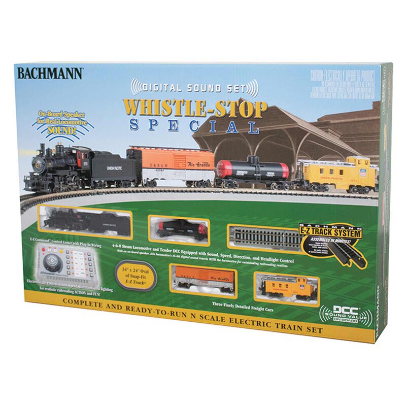 N Whistle-Stop Special Train Set with DCC