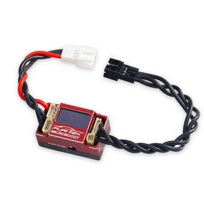Microboost Brushless Sensored/ Sensorless Electronic Speed Control, 1/24 & 1/28 Vehicles, Red Microboost Brushless Sensored/ Sensorless Electronic Speed Control, 1/24 & 1/28 Vehicles, Red
