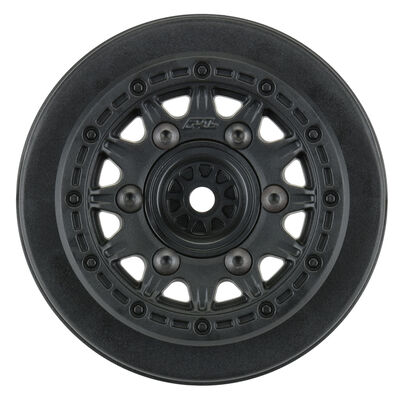 1/10 Raid Front/Rear 2.2"/3.0" 12mm Short Course Wheels (2) Black 1/10 Raid Front/Rear 2.2"/3.0" 12mm Short Course Wheels (2) Black