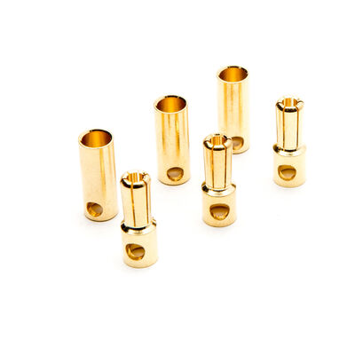 Connector: Gold Bullet Set, 5.5mm (3) Connector: Gold Bullet Set, 5.5mm (3)