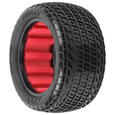 1/10 Array Medium Soft Rear 2.2" Dirt Oval Tires (2) 1/10 Array Medium Soft Rear 2.2" Dirt Oval Tires (2)
