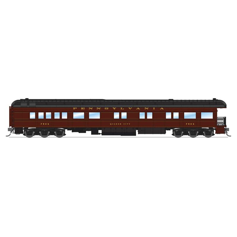 HO Scale Z74D Business Car PRR 7504 "Quaker City" Late 1940's