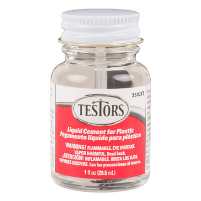 TESTORS Liquid Plastic Cement, 1oz. TESTORS Liquid Plastic Cement, 1oz.