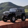 1/24 SCX24 2019 Jeep Wrangler JLU CRC 4X4 RTR Brushed Rock Crawler (Battery & Charger Included), Gray