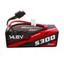 14.8V 5300mAh 4S 60C G-Tech Smart Hardcase LiPo Battery: Deans