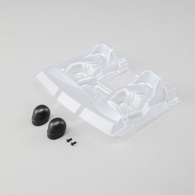 1/10 Clear Interior Set with Helmets: Baja Rey 1/10 Clear Interior Set with Helmets: Baja Rey