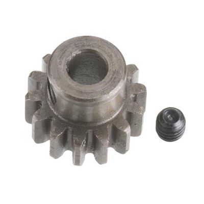 Extra Hard Steel 5mm Bore 1 Module Pinion, 14T Extra Hard Steel 5mm Bore 1 Module Pinion, 14T