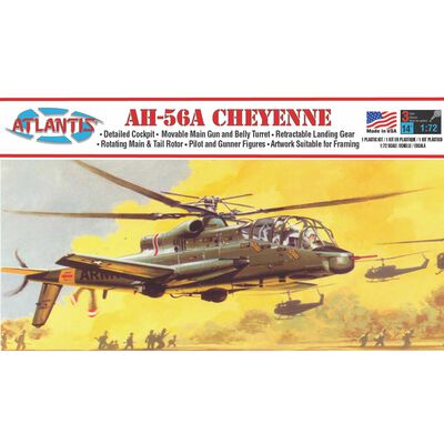 1/72 AH-56A Cheyenne Helicopter Model Kit 1/72 AH-56A Cheyenne Helicopter Model Kit