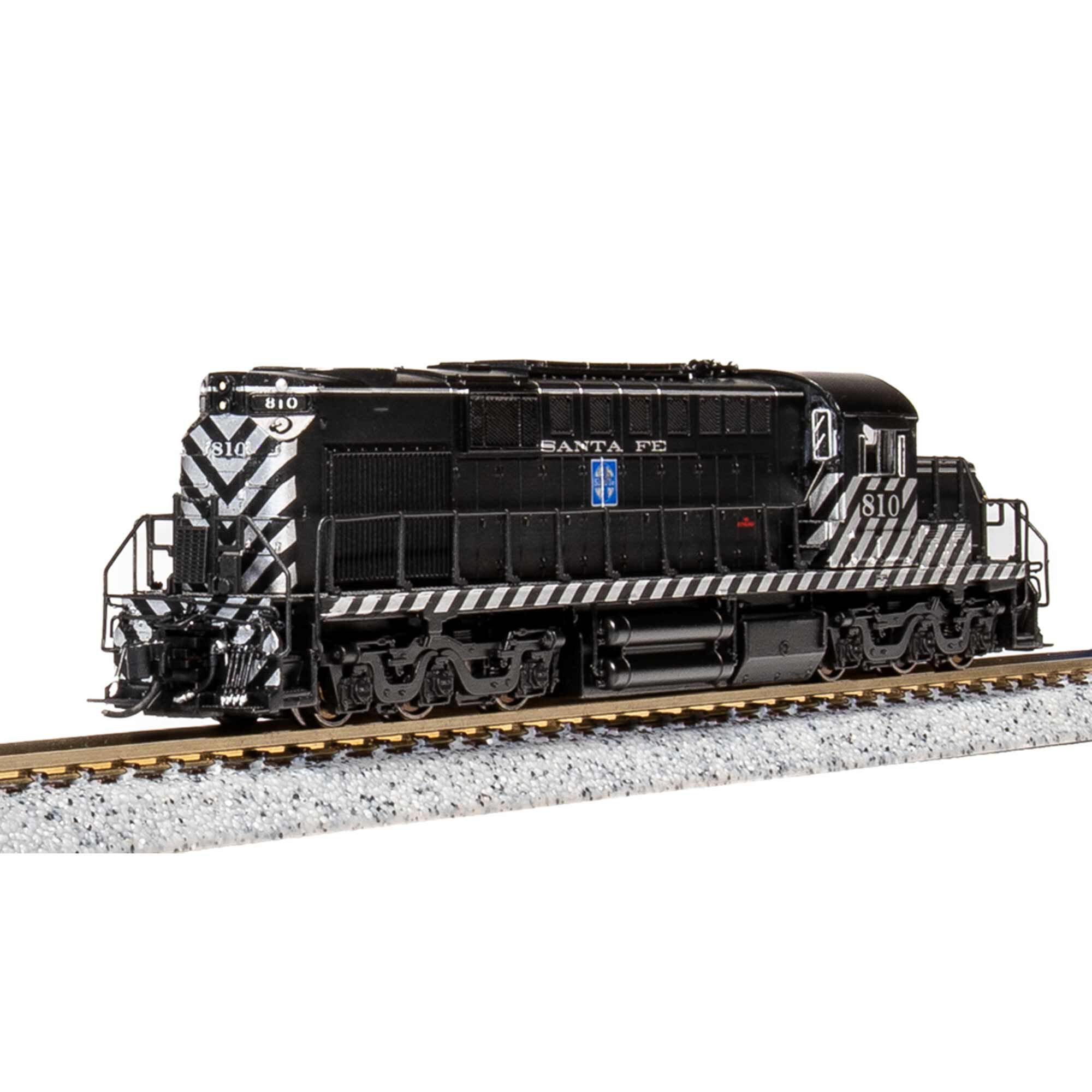 Broadway Limited Imports N Alco RSD-15 Locomotive, Zebra Stripes