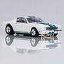 HO 1965 Ford Shelby GT350 Mega G+ Slot Car, White & Blue
