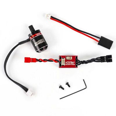 MicroModo Power Combo: Micro Python Brushless ESC & Mini Komodo V2 3450KV Motor, 1/18 Traxxas TRX4m MicroModo Power Combo: Micro Python Brushless ESC & Mini Komodo V2 3450KV Motor, 1/18 Traxxas TRX4m
