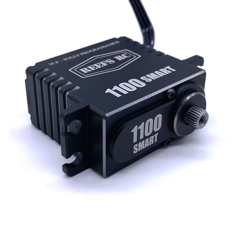 1100 Digital Metal Gear Waterproof Programmable Servo & Winch, Black