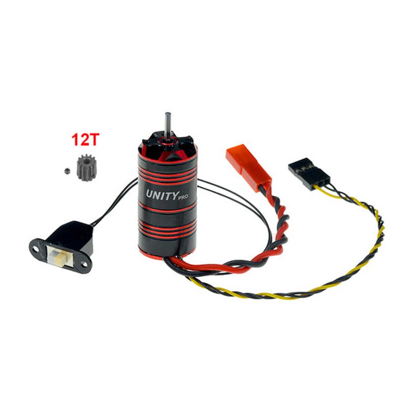 Unity Pro 2-in-1 Micro FOC Brushless Motor & ESC Combo, 3500KV: Redcat Ascent-18