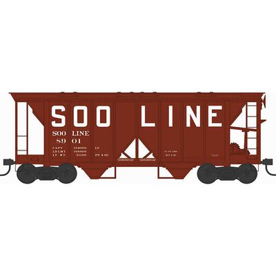 HO H34 Covered Hopper Soo Line #8951 HO H34 Covered Hopper Soo Line #8951