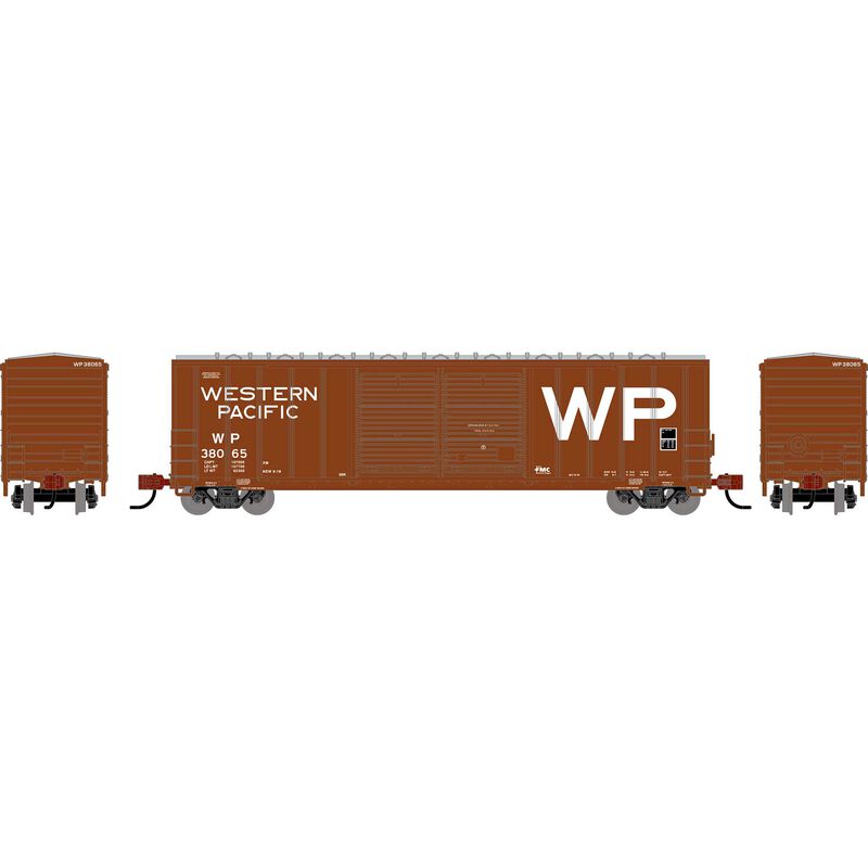 N ATH 50' FMC Centered Double Door Box Car, WP #38065