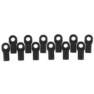 Short Rod Ends (12), Black: TRA 1/10 Short Rod Ends (12), Black: TRA 1/10
