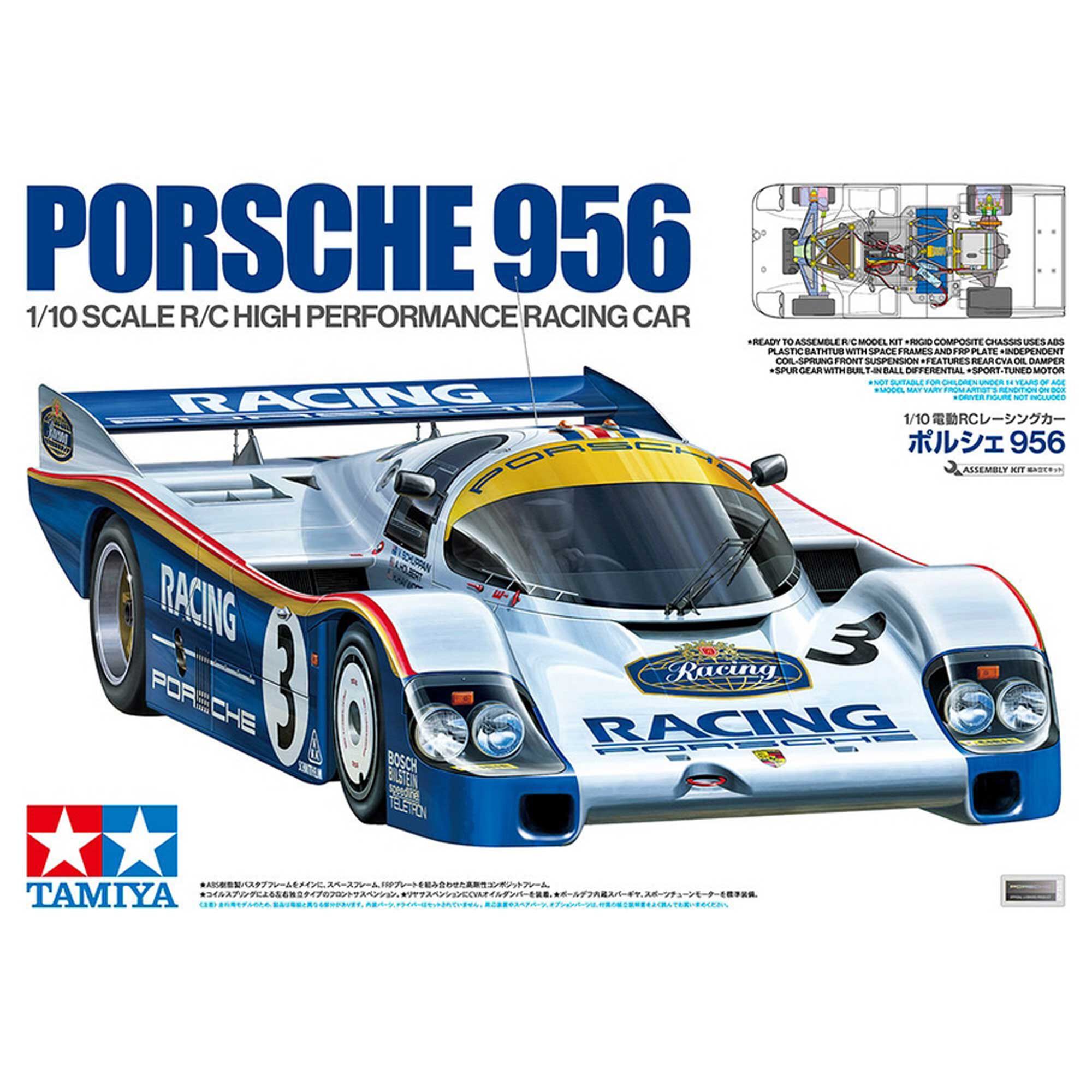 Tamiya 1/10 Porsche 956 2WD On-Road Touring Car Kit (LIMITED