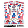 Stick-On Decals, Born in the USA