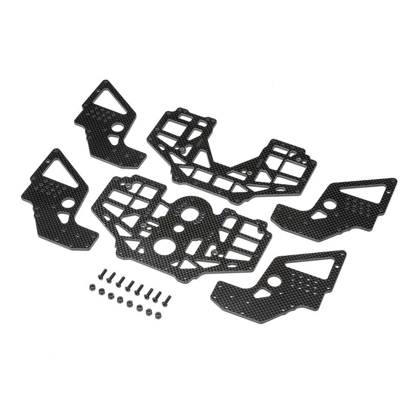 Chassis Set, Carbon Fiber: LMT, TTLMT