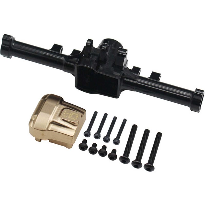 Rear Aluminum Axle Brass Cover: Traxxas TRX4-M