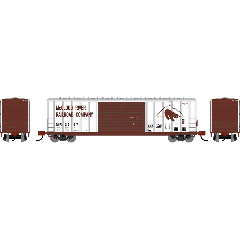 N ATH 50' FMC Centered Double Door Box Car, MR #2387