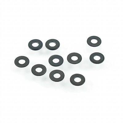 M2.6x6.0x0.5mm Washer (black, 10pcs) M2.6x6.0x0.5mm Washer (black, 10pcs)