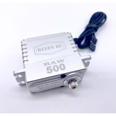 RAW 500HD Standard Digital Metal Gear Waterproof Programmable Servo, Silver RAW 500HD Standard Digital Metal Gear Waterproof Programmable Servo, Silver