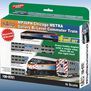 N MP36PH Chicago Metra Gallery Bi-Level Commuter Train 4 units w/ Sound
