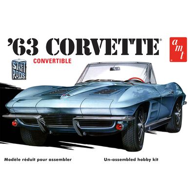 1/25 1963 Chevy Corvette Convertible Model Kit 1/25 1963 Chevy Corvette Convertible Model Kit