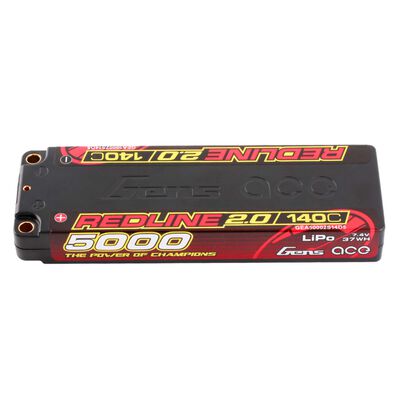 7.6V 5000mAh 2S 140C Hardcase LiHV Battery: 5mm Tubes 7.6V 5000mAh 2S 140C Hardcase LiHV Battery: 5mm Tubes