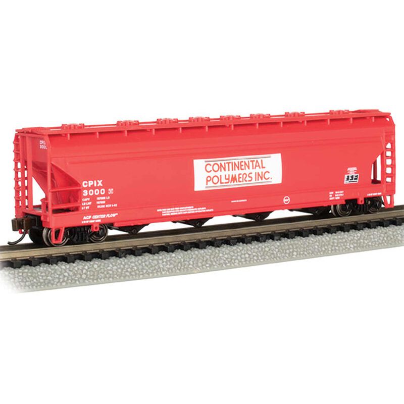 N Scale Hopper Continental Polymers #3000