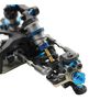 3mm Aluminum Adjustable KPI Steering Block Set, 1/10 Team Associated RC10B7/ RC10B7D