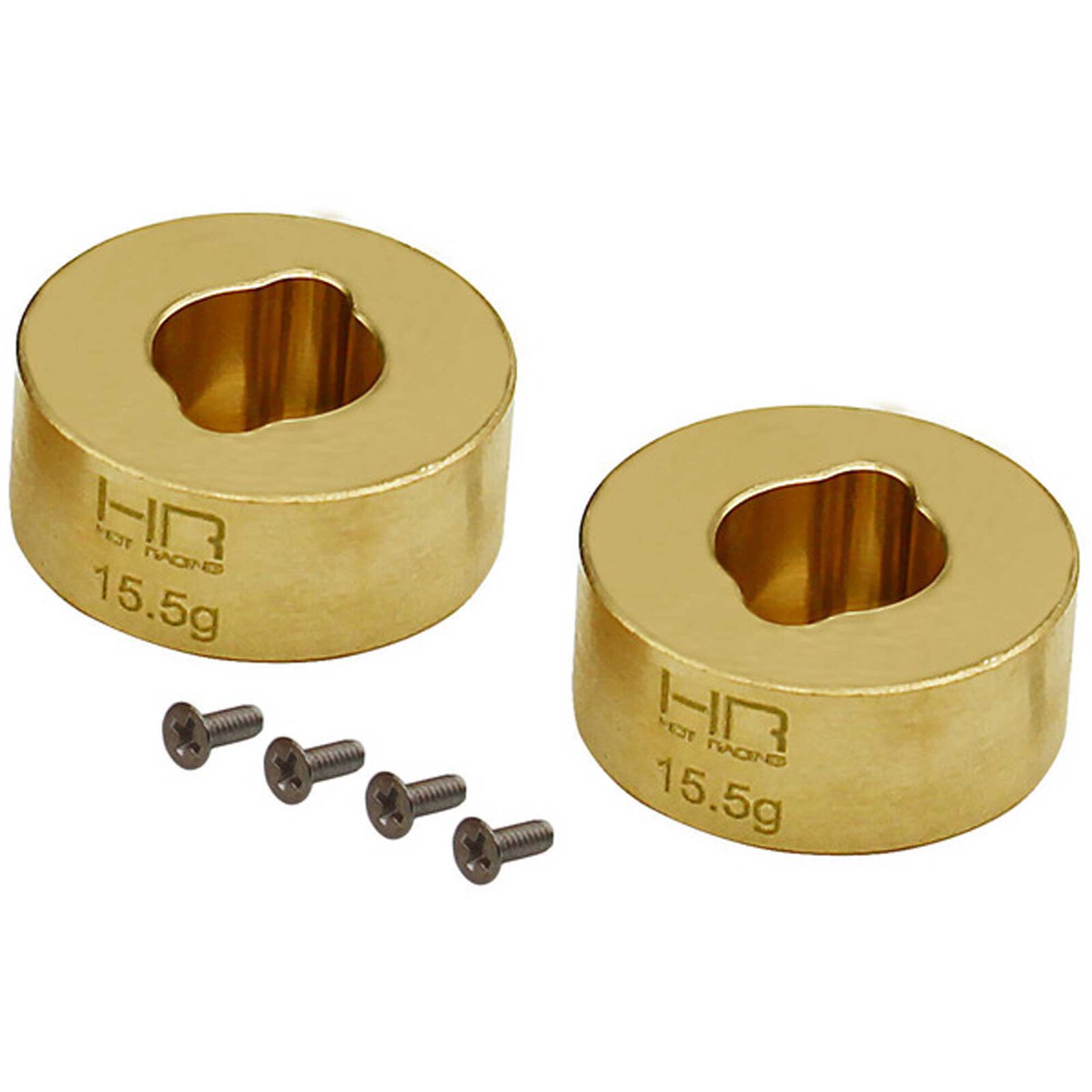 Brass Rear Hub 15.5g: SCX24, AX24