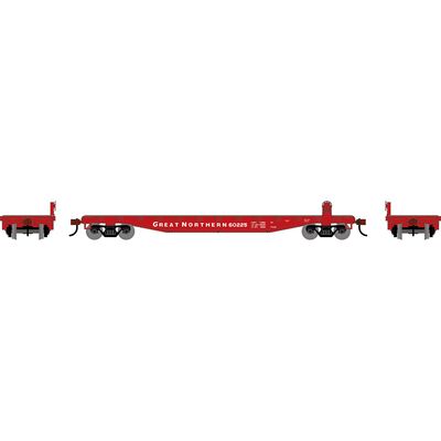 HO RND 50' Flat Car, GN #60225 HO RND 50' Flat Car, GN #60225